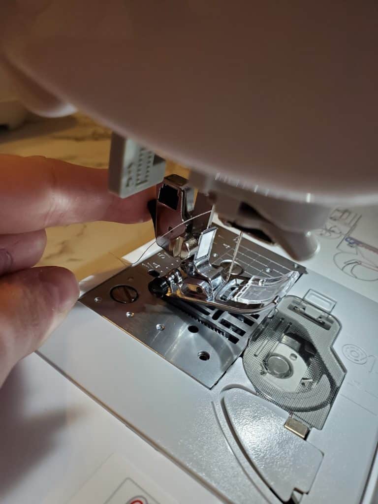 remove the presser foot