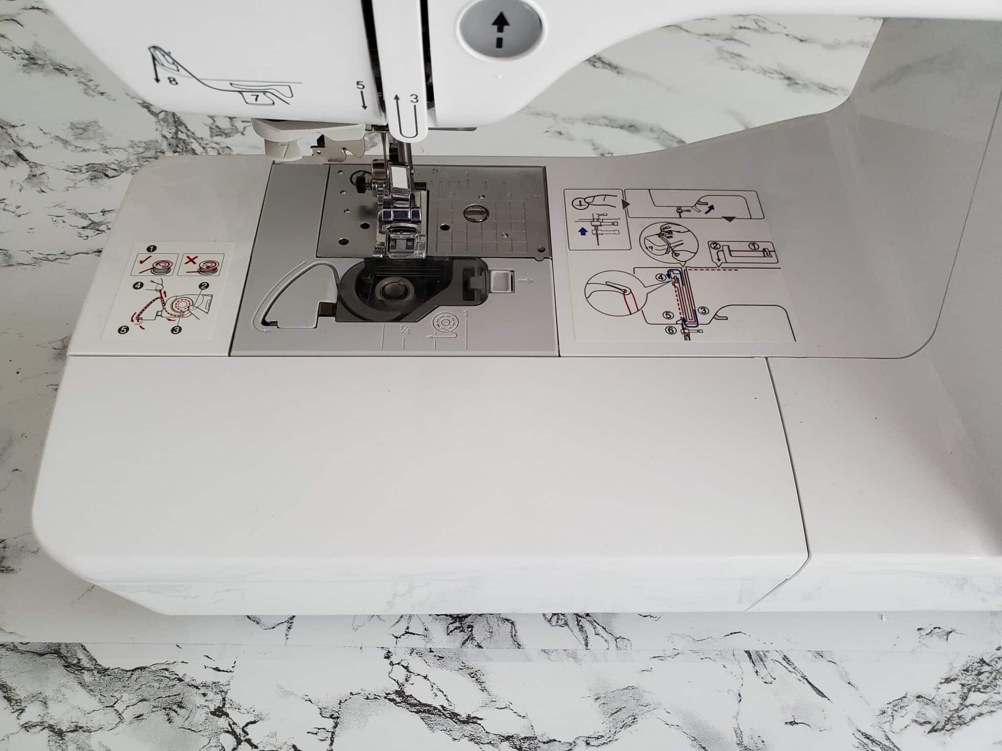 setting up se600 for sewing