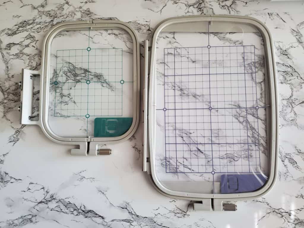 4"x4" hoop compared to 5"x7" hoop