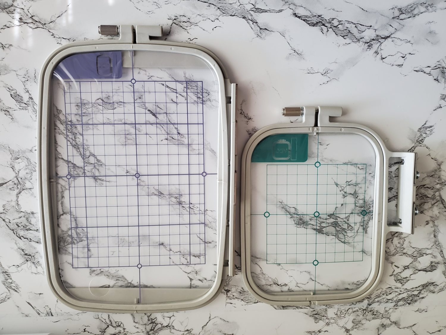 4"x4" hoop compared to 5"x7" hoop