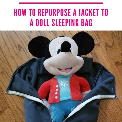 DIY doll sleeping bag