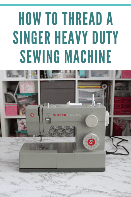 how to thread a singer heavy duty sewing machine