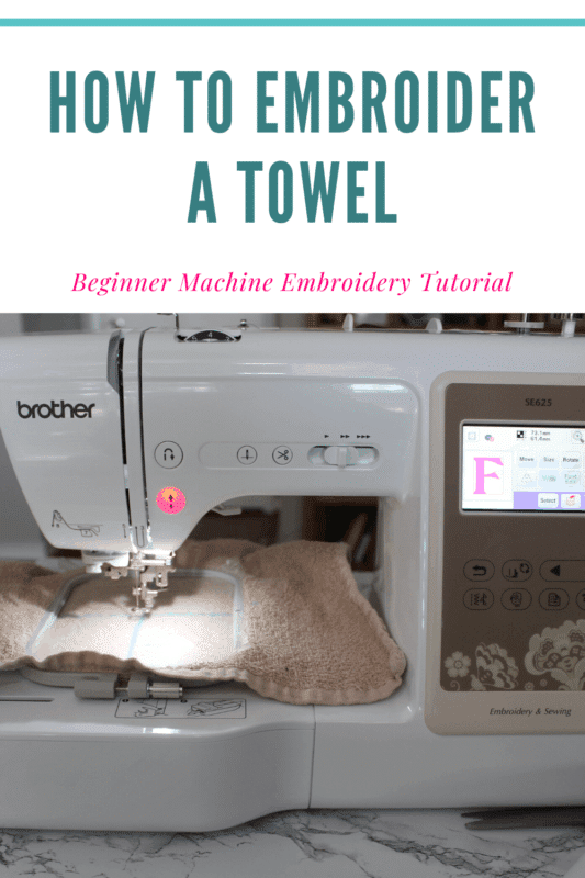 How to embroider a towel