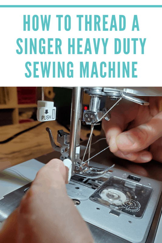 threading a singer heavy duty sewing machine