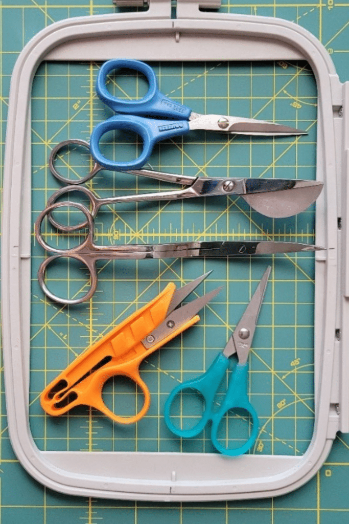 machine embroidery scissors