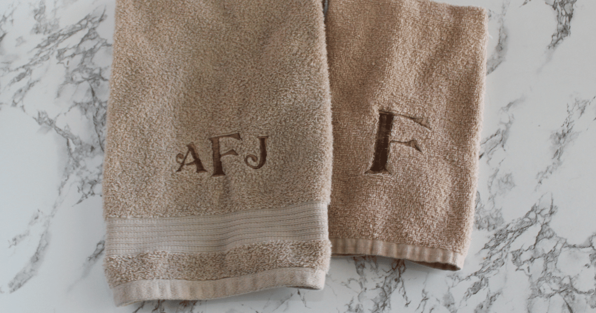 towel embroidery