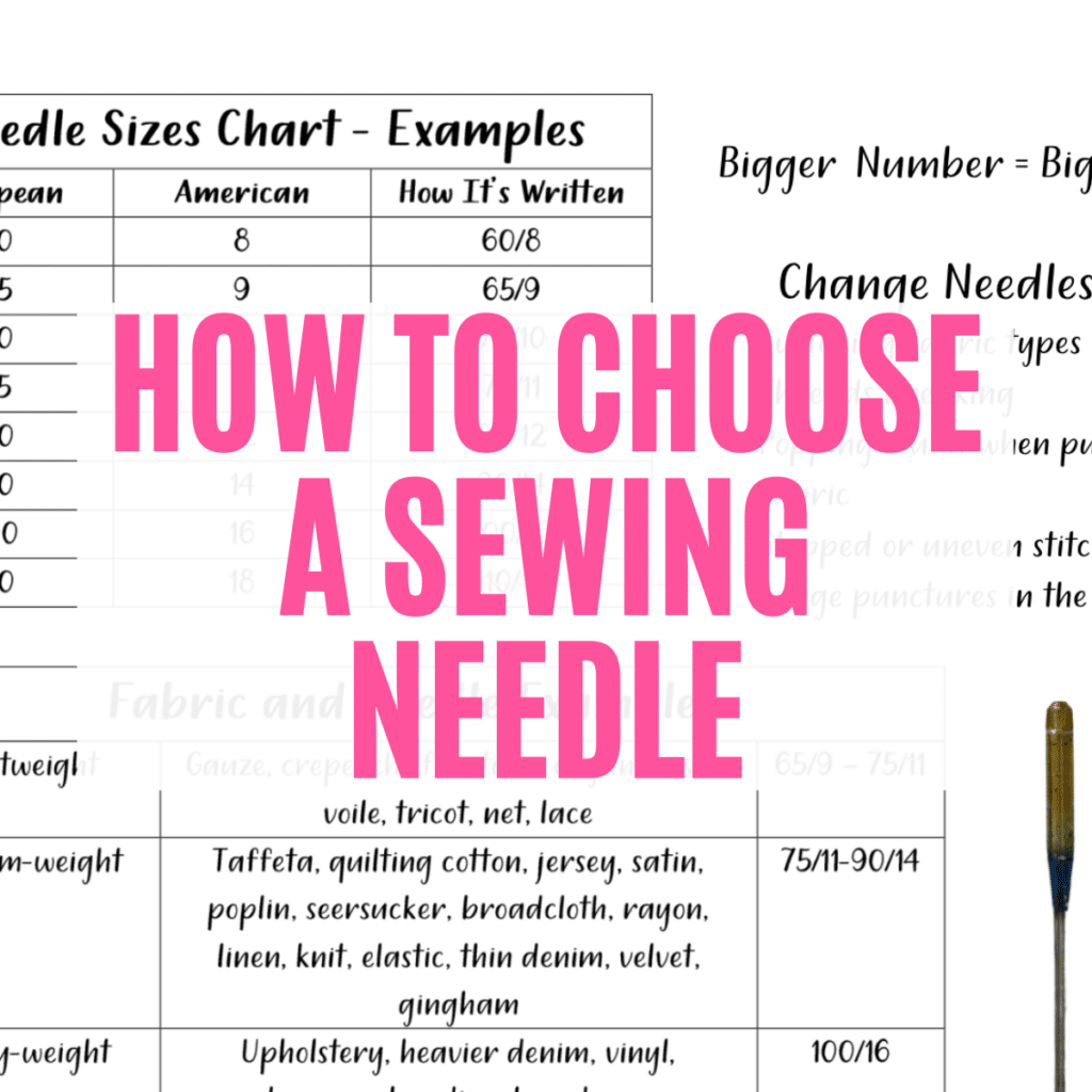 Sewing Machine Needles for Beginners