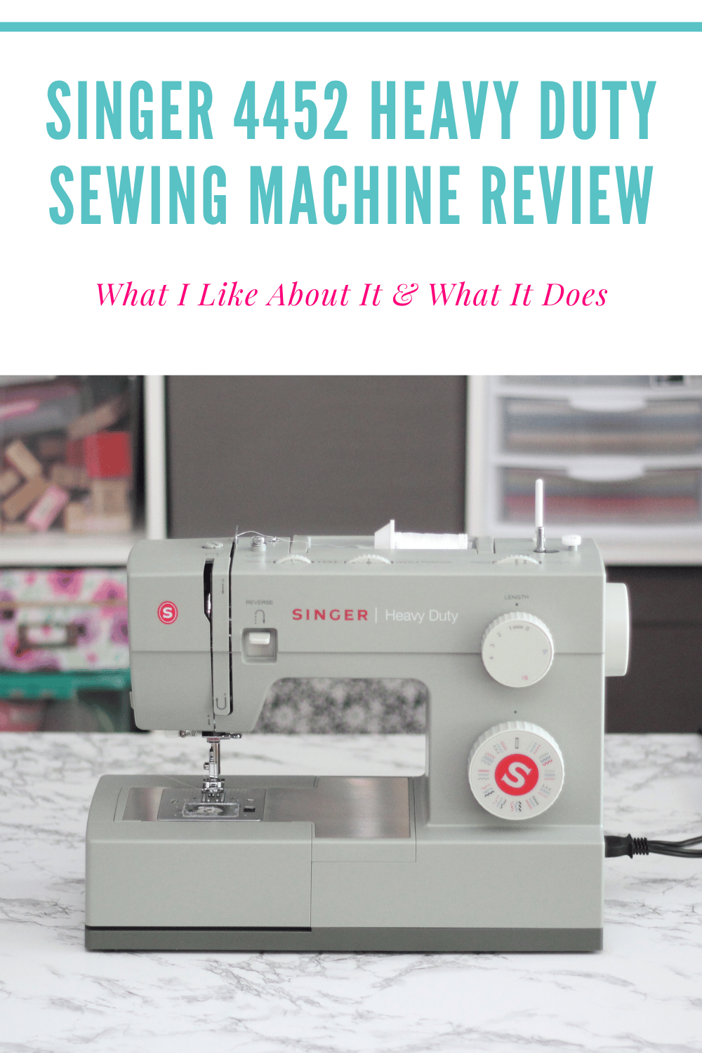 Singer 4452 heavy duty sewing machine review