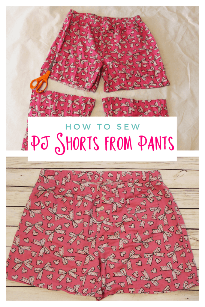 how to sew pj shorts