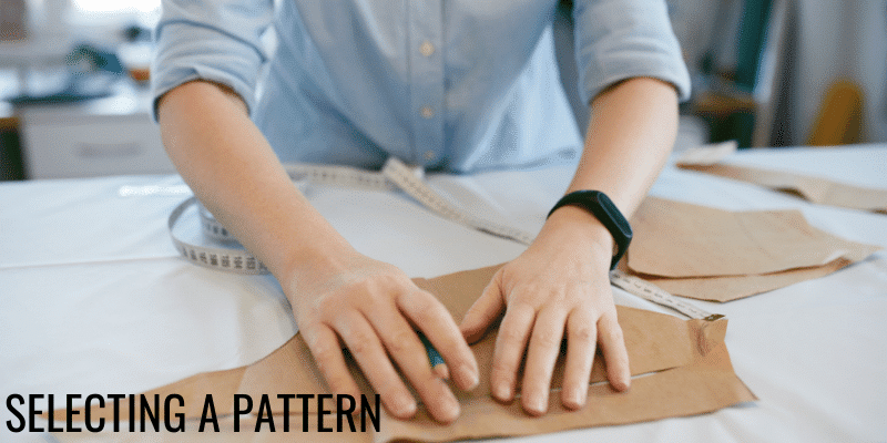 selecting a pattern