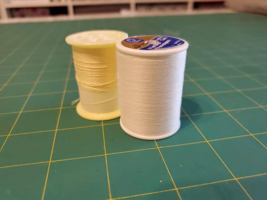 can you use sewing machine thread for a serger?