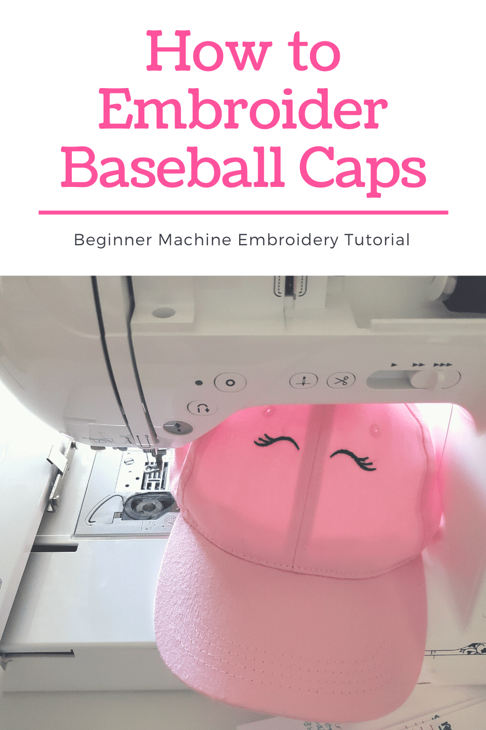 How to Machine Embroider Hats