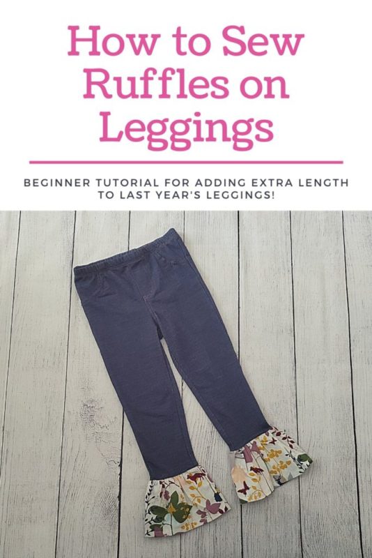 How to Sew Ruffles on Leggings