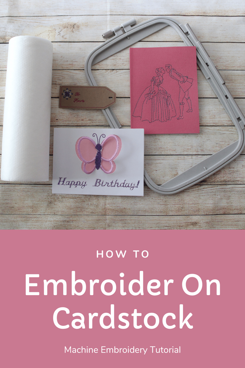 make cards with an embroidery machine