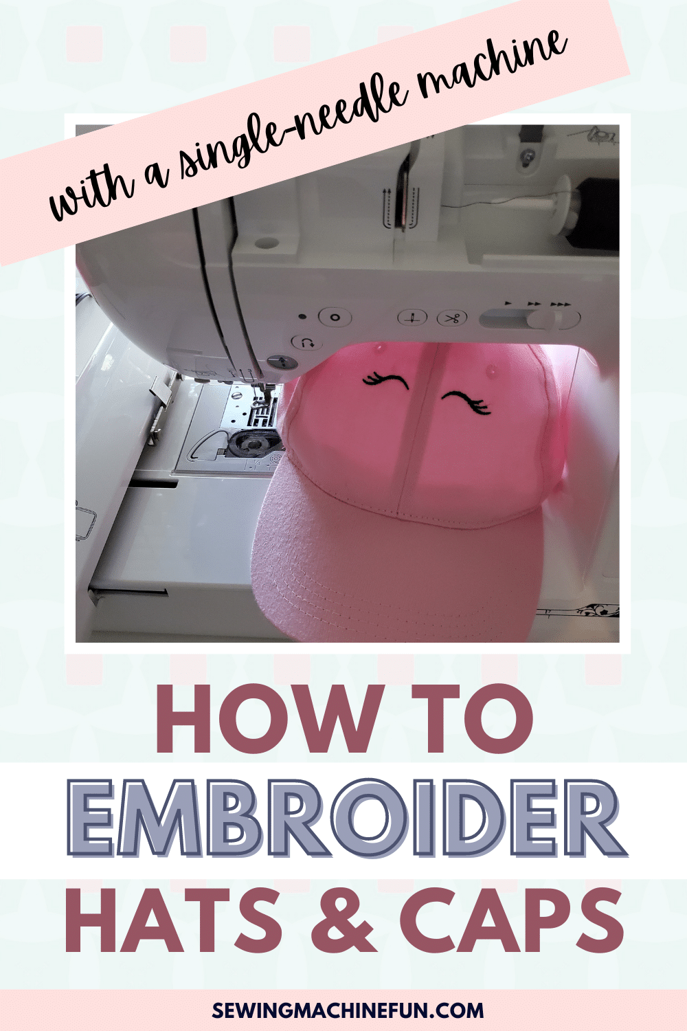 how to embroider hats