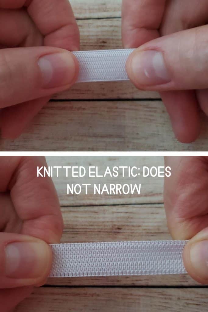 knitted elastic does not narrow