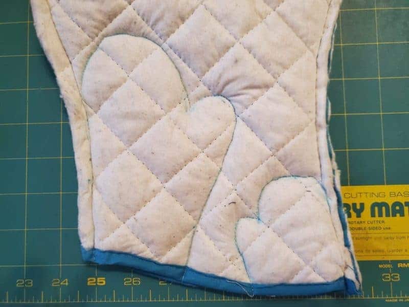 how to sew an oven mitt for dolls and toddlers