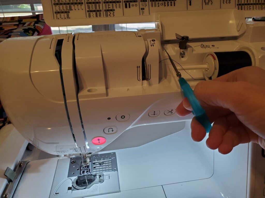 how to properly change embroidery threads