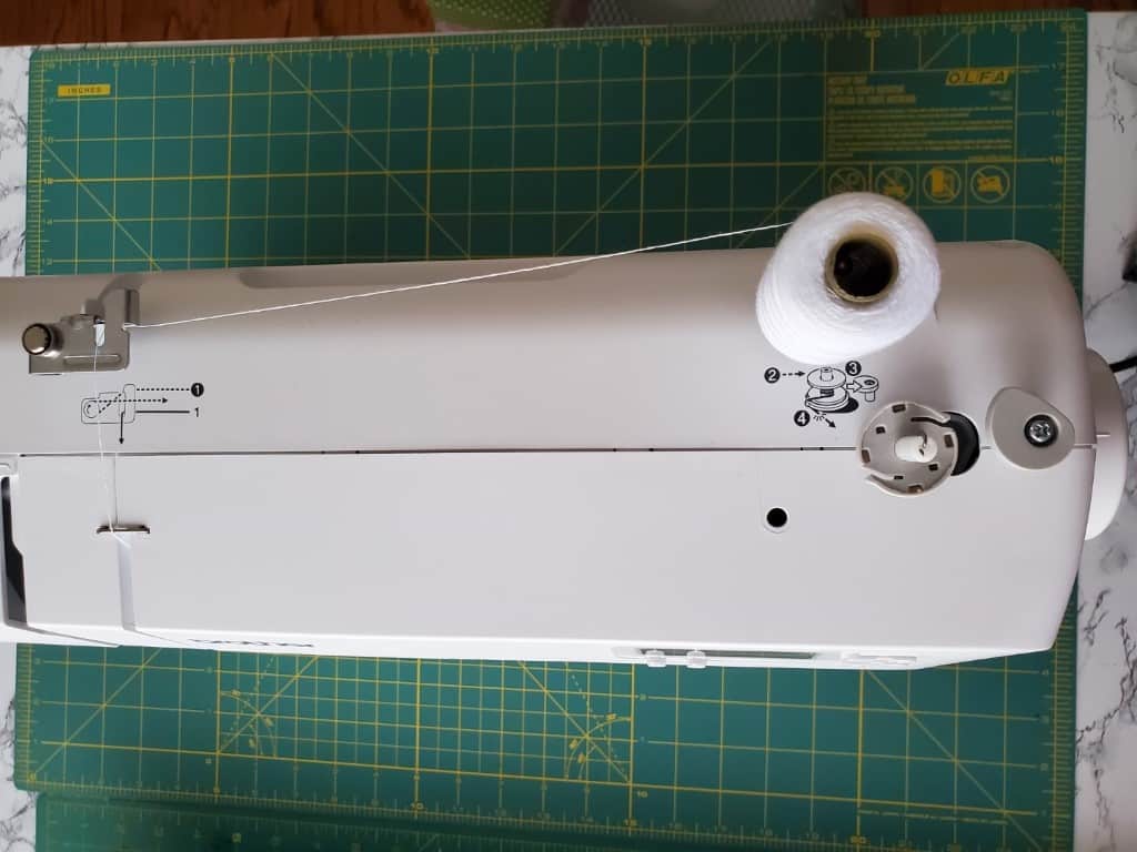 top of brother cs7000x sewing machine