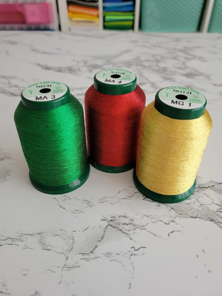 metallic threads for sergers