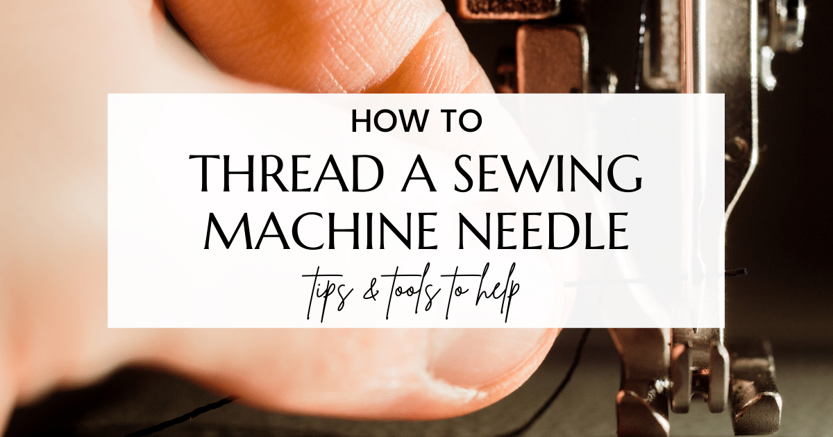 easy way to thread a sewing machine needle