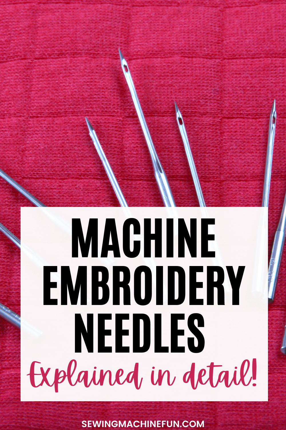 best machine embroidery needle