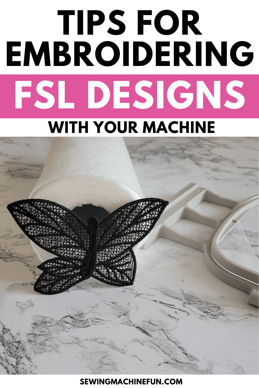 how to do free-standing lace embroidery