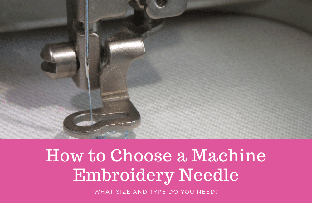 machine embroidery needles for beginners