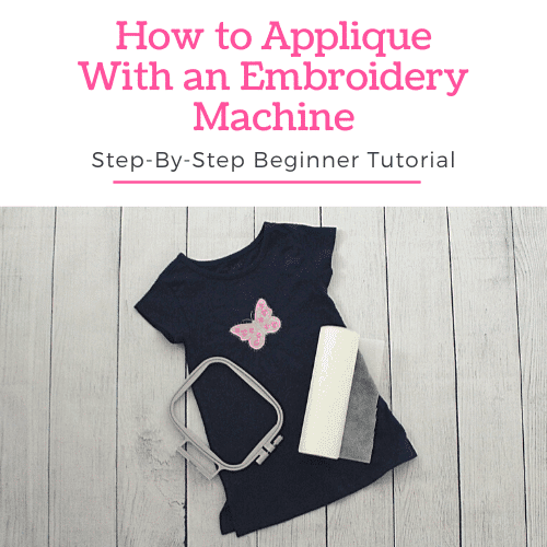 how to applique with an embroidery machine