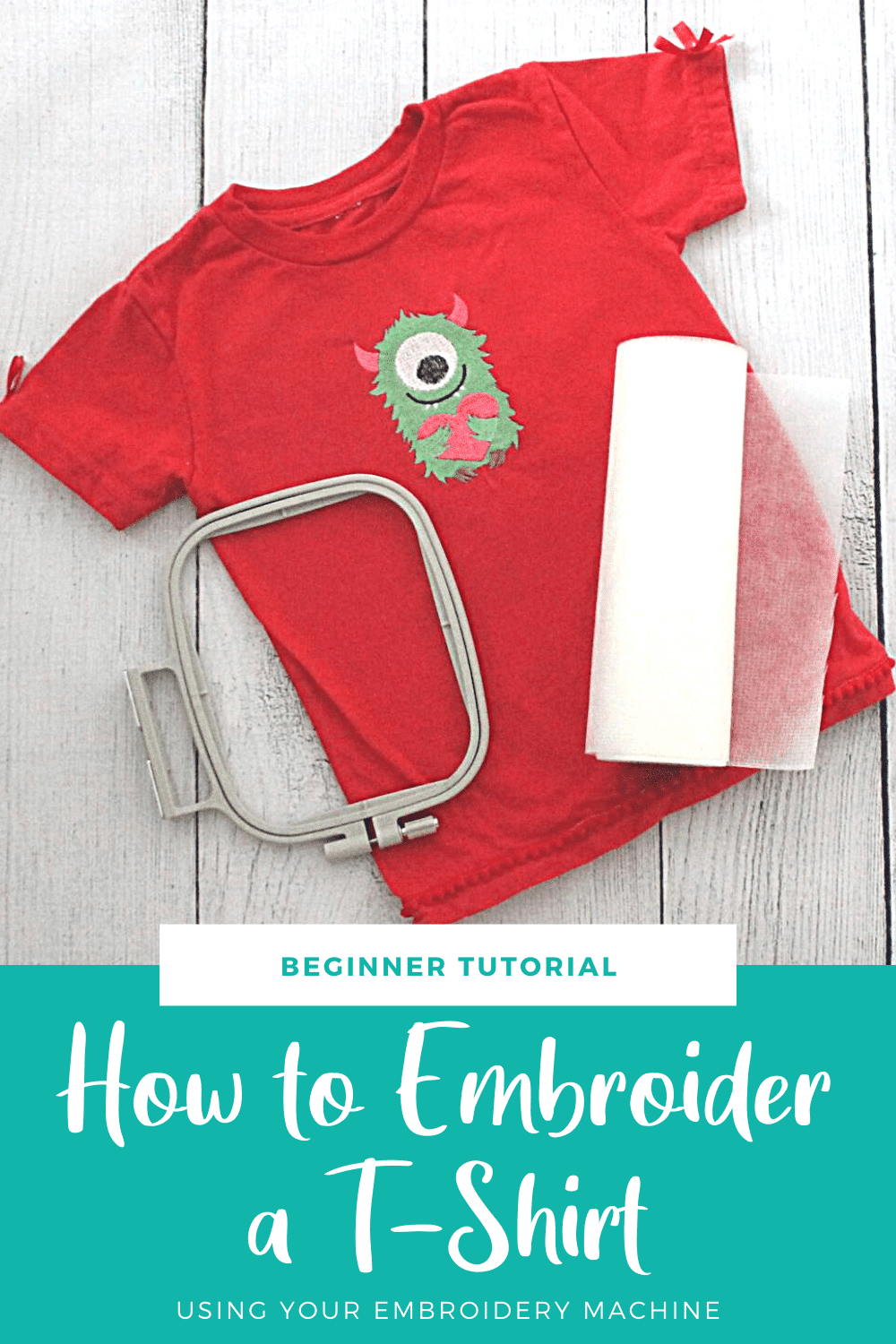 How to embroider a t-shirt