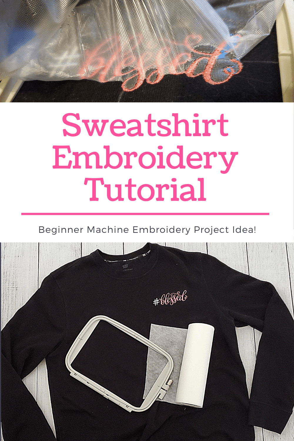 Sweatshirt Embroidery Tutorial