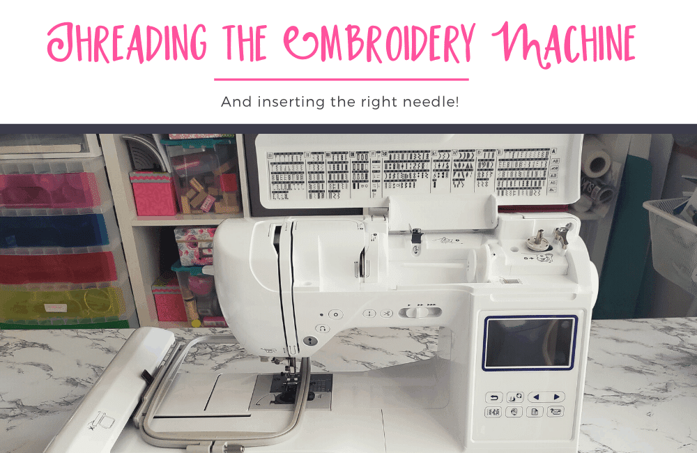 how to thread an embroidery machine