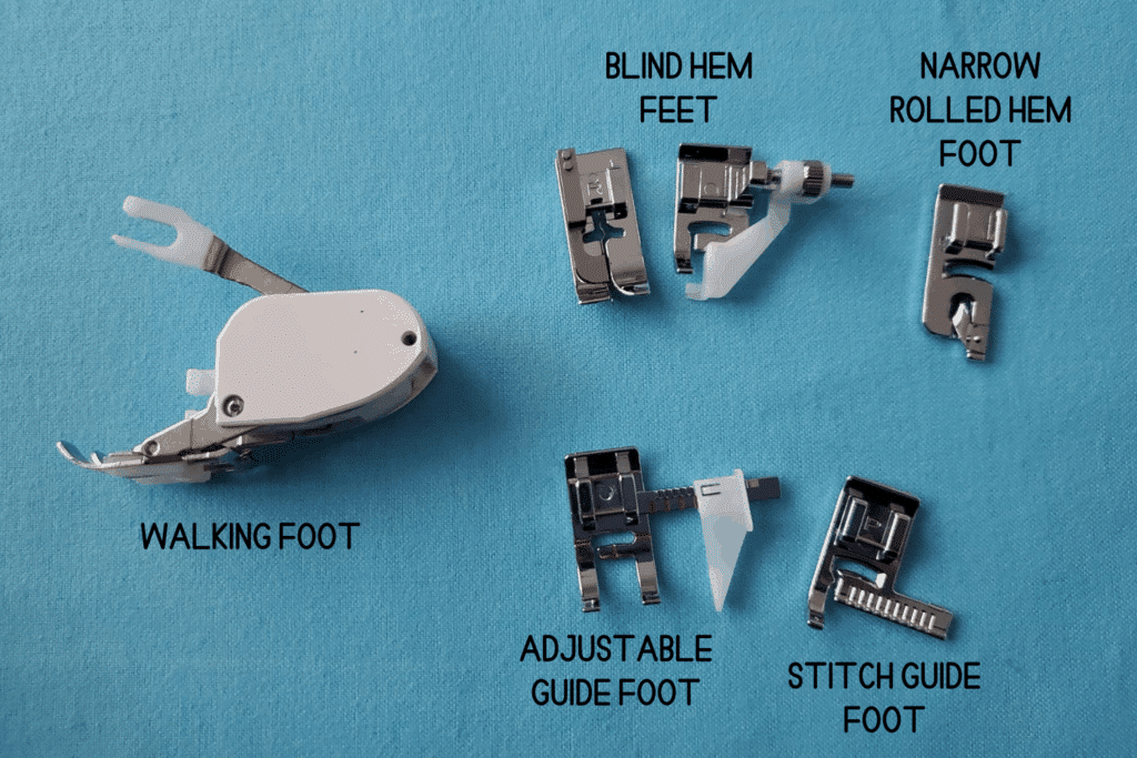 presser feet for hemming