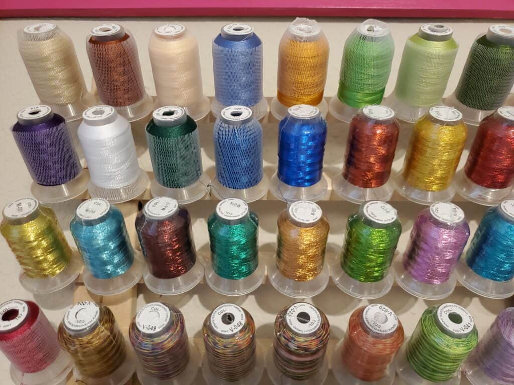 machine embroidery threads for a brother sewing machine