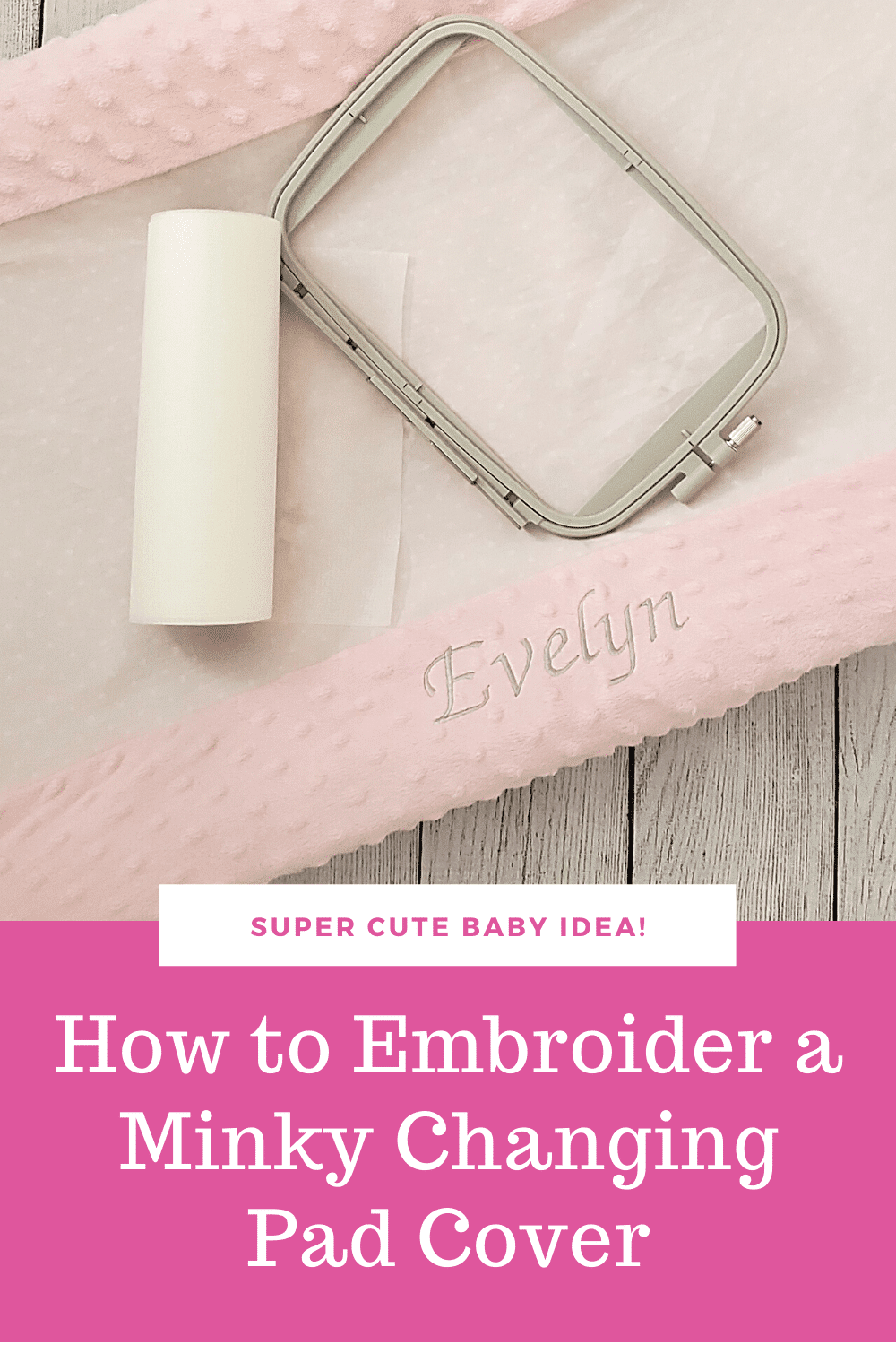 how to embroider on minkee with an embroidery machine