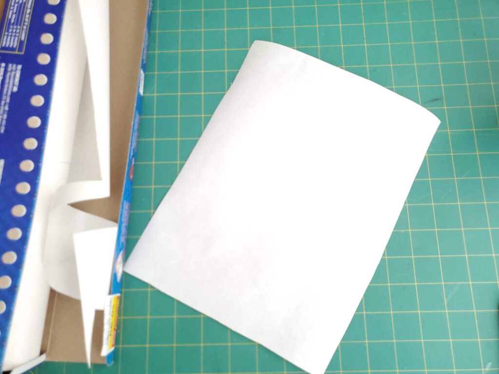 how to cut freezer paper to paper size for printing