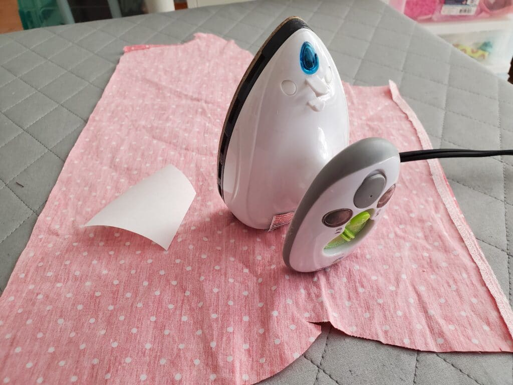 how to iron freezer paper to fabric