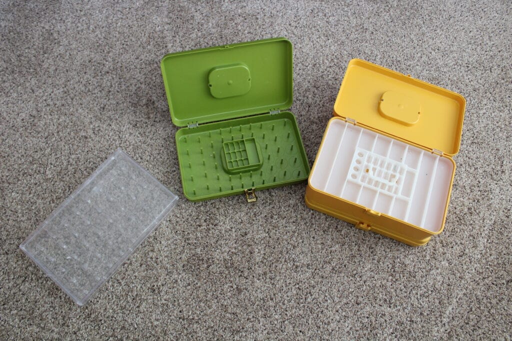 thread spool storage containers