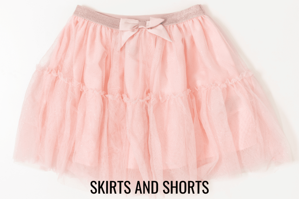 doll skirts and shorts patterns