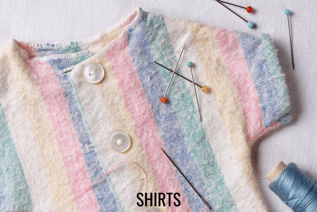 free doll shirt patterns to sew for DIY doll clothes