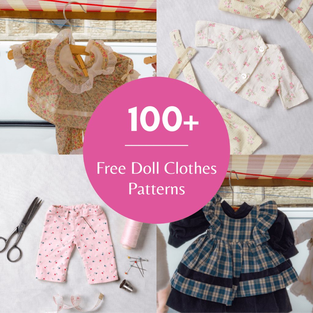 logo free printable doll clothes patterns