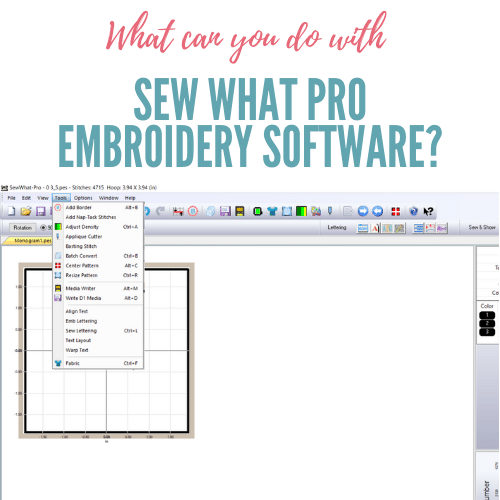 sew what pro tutorial