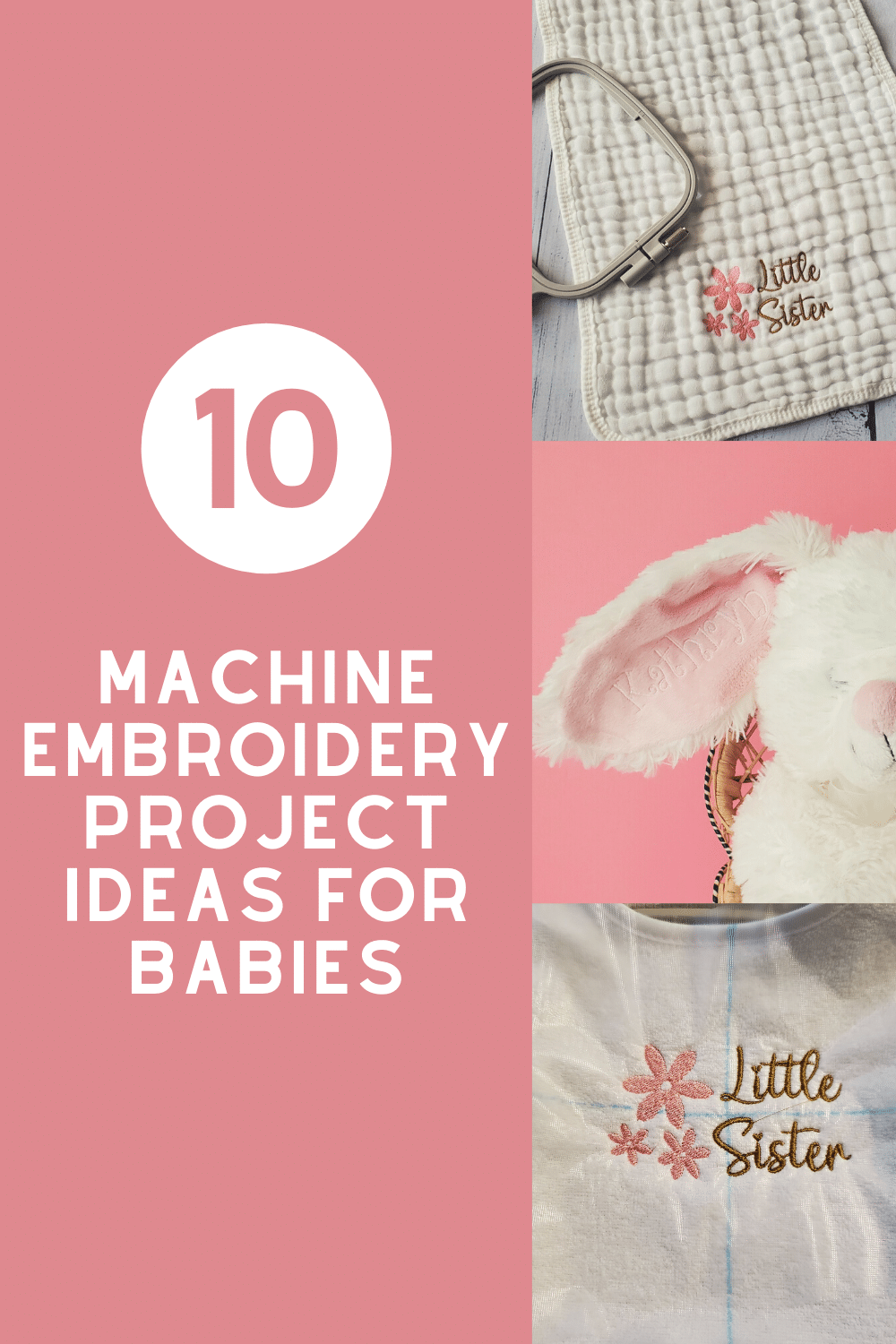 machine embroidery project ideas for babies