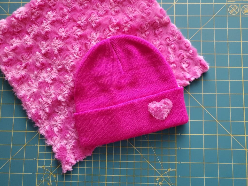 appliqued beanie