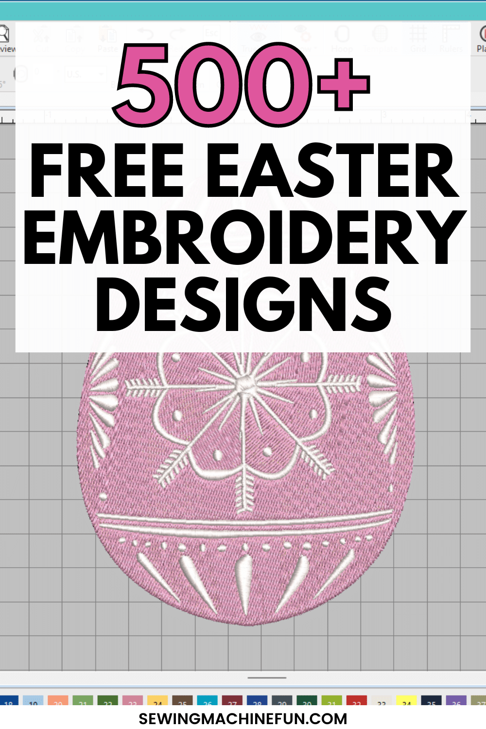 free spring embroidery designs