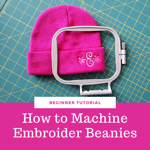 how to embroider a beanie