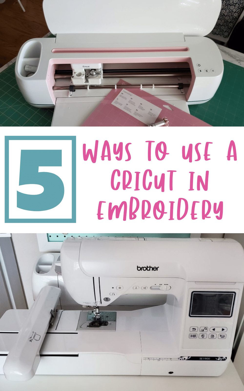 using a cricut in embroidery