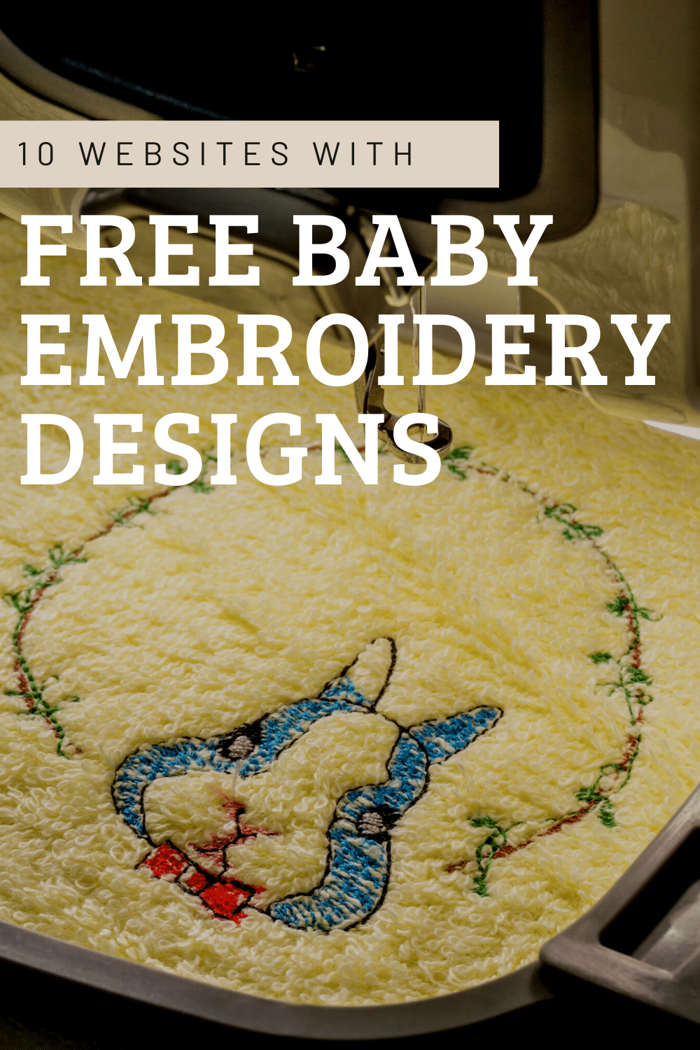 free embroidery designs for baby boys and girls