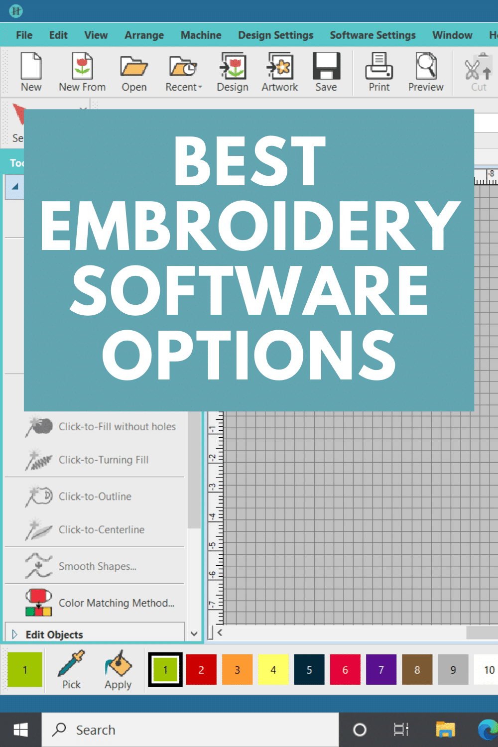 best embroidery software