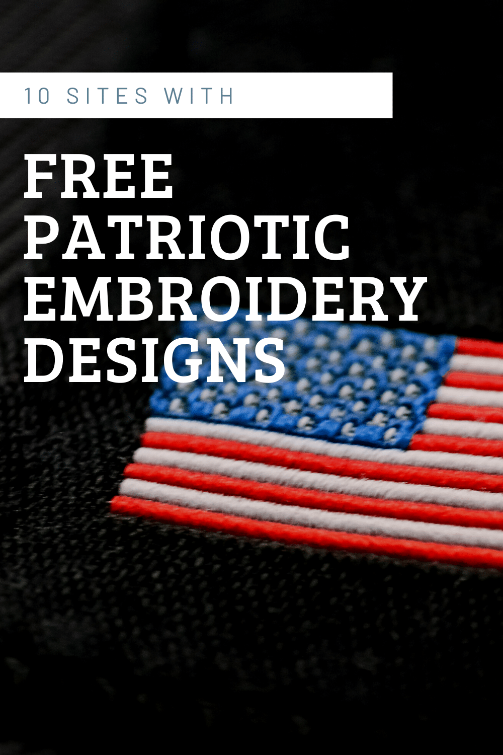 free patriotic embroidery designs